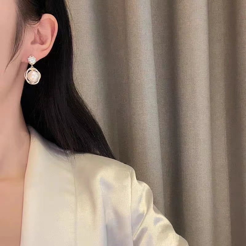 18K Gold-Plated Zehra Pearl Drop Earrings