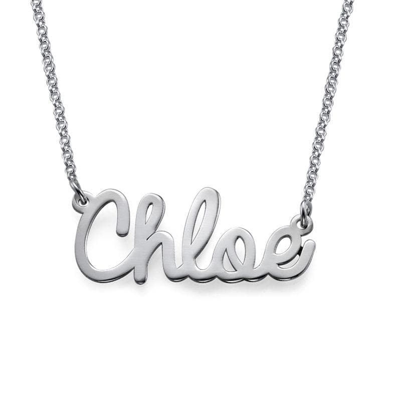 Personalized Name Necklace in Sterling Silver