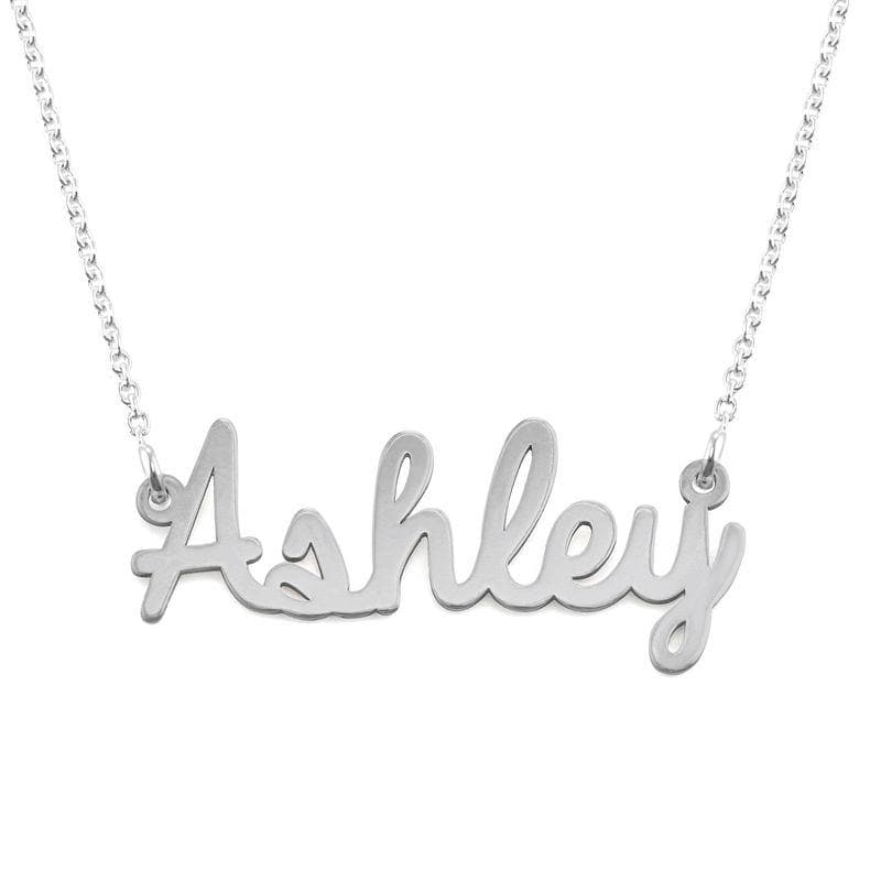 Personalized Name Necklace in Sterling Silver