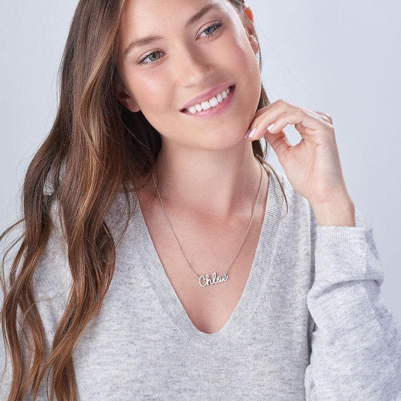 Personalized Name Necklace in Sterling Silver