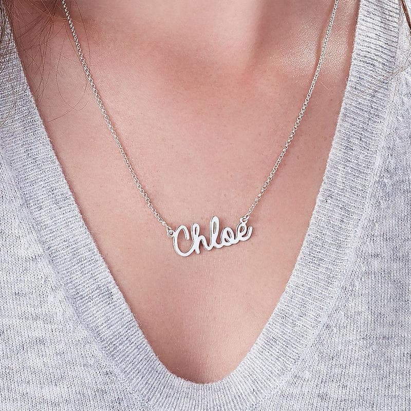 Personalized Name Necklace in Sterling Silver