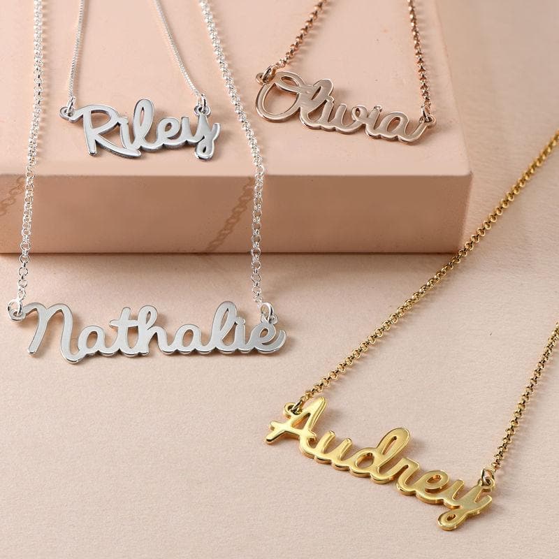Personalized Name Necklace in Sterling Silver