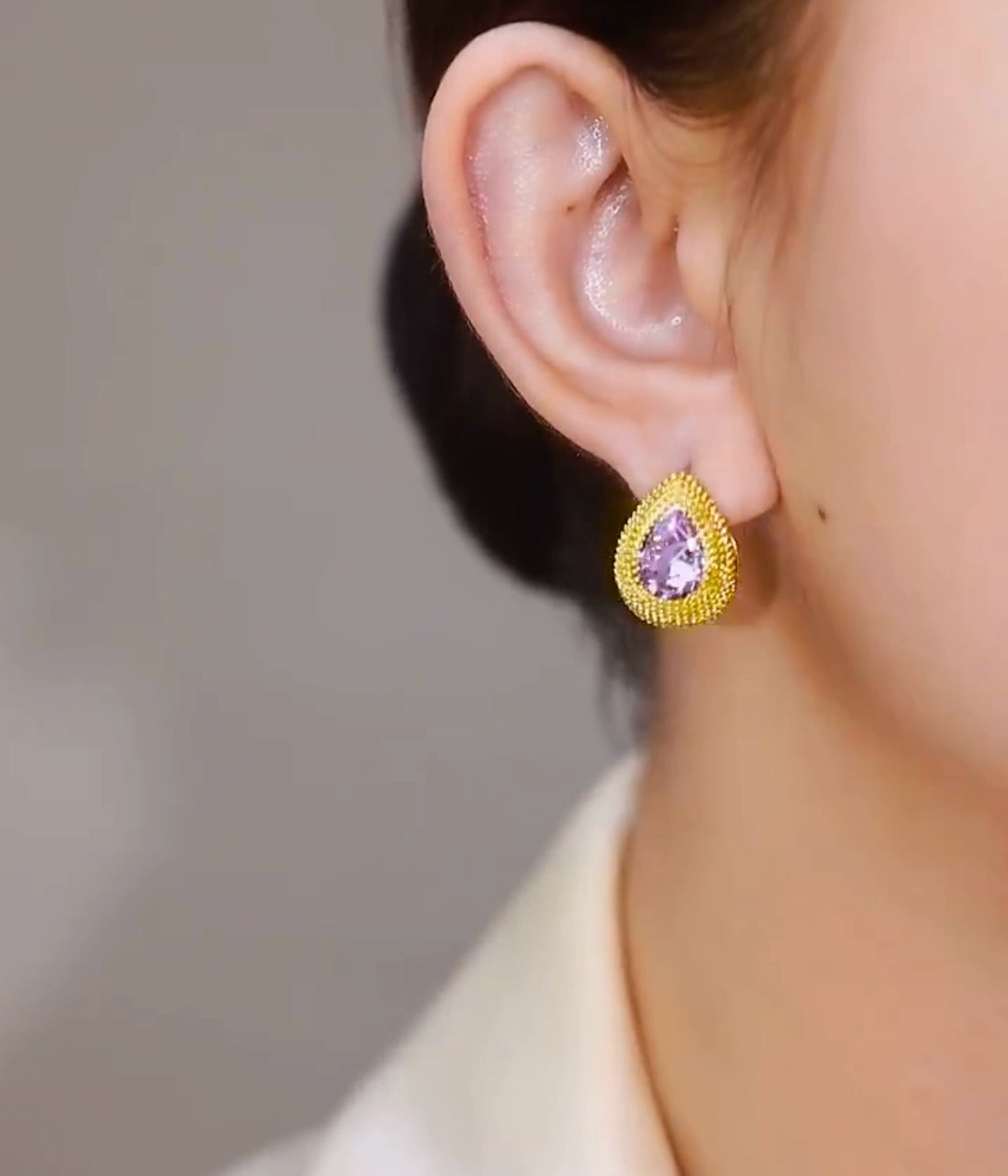 18K Gold Plated Blossom Studs