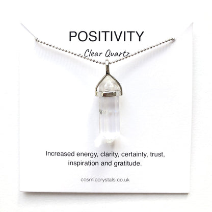 Positivity Necklace Silver