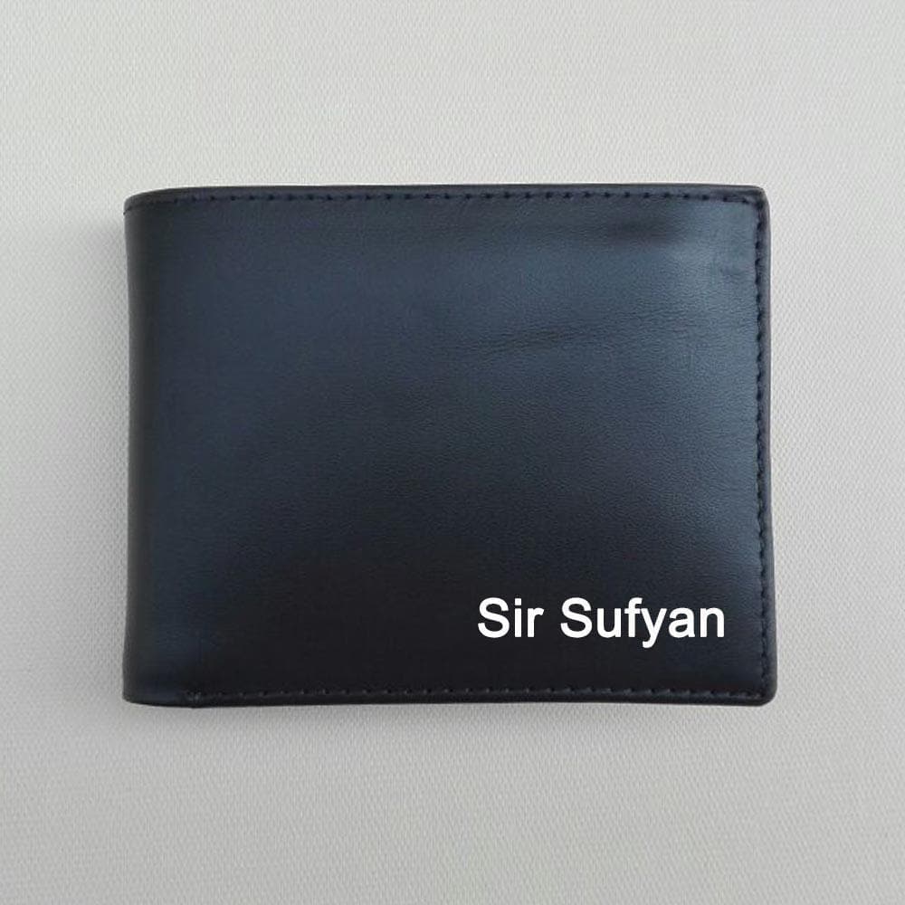 Name Engraved wallet simple