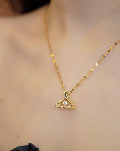 18K Gold Plated Mermaid Necklace