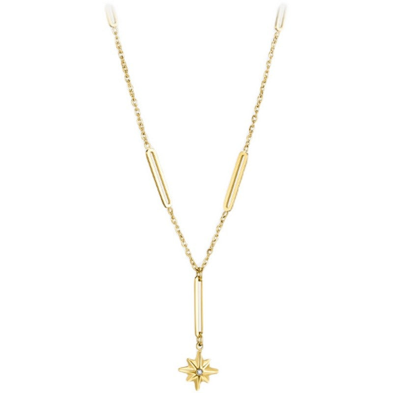 18K Gold Plated Sunburst Necklace