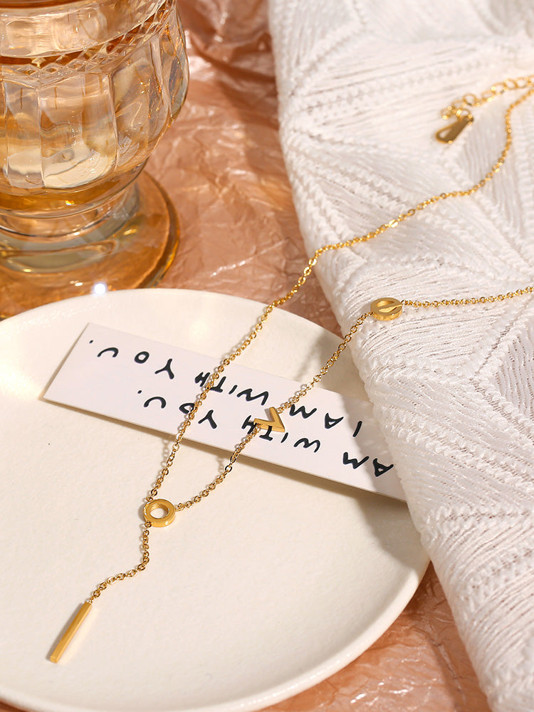 l'amour Necklace (24K GOLD PLATED)