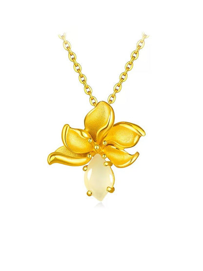 PETALS NECKLACE (18K GOLD PLATED)