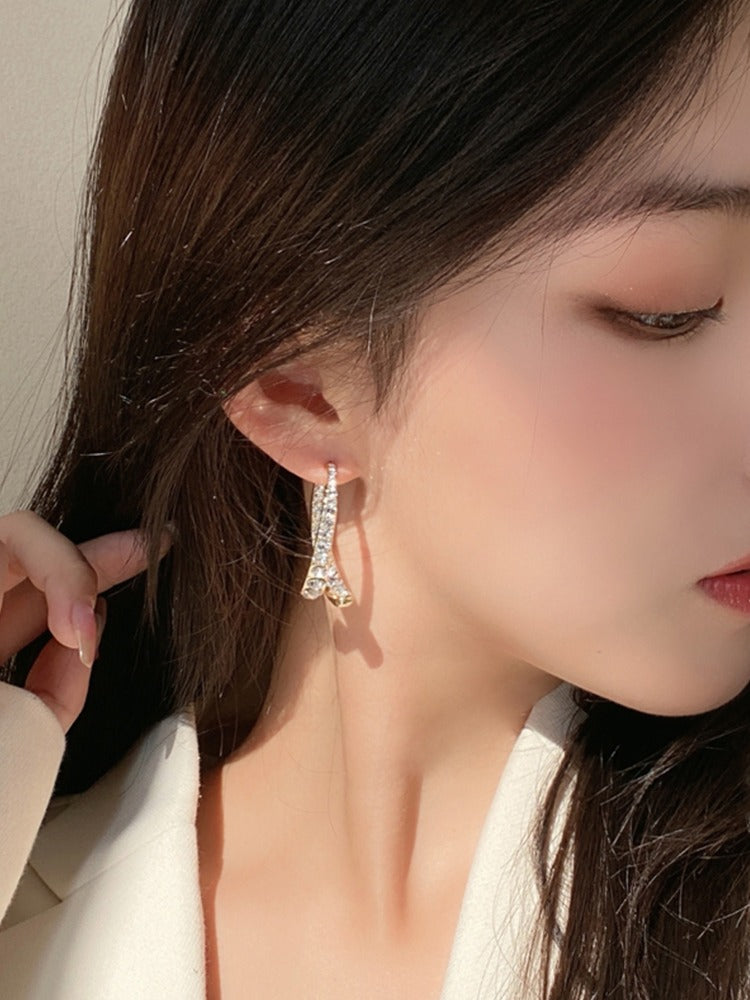 Zircon S925 Sterling Silver Earrings