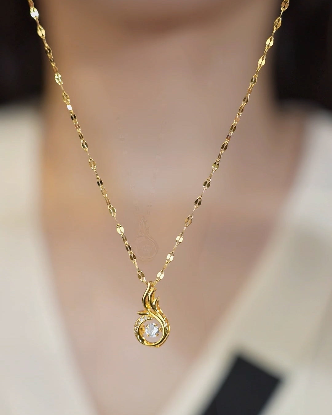 18K Gold Plated Queen Of Sea Necklace