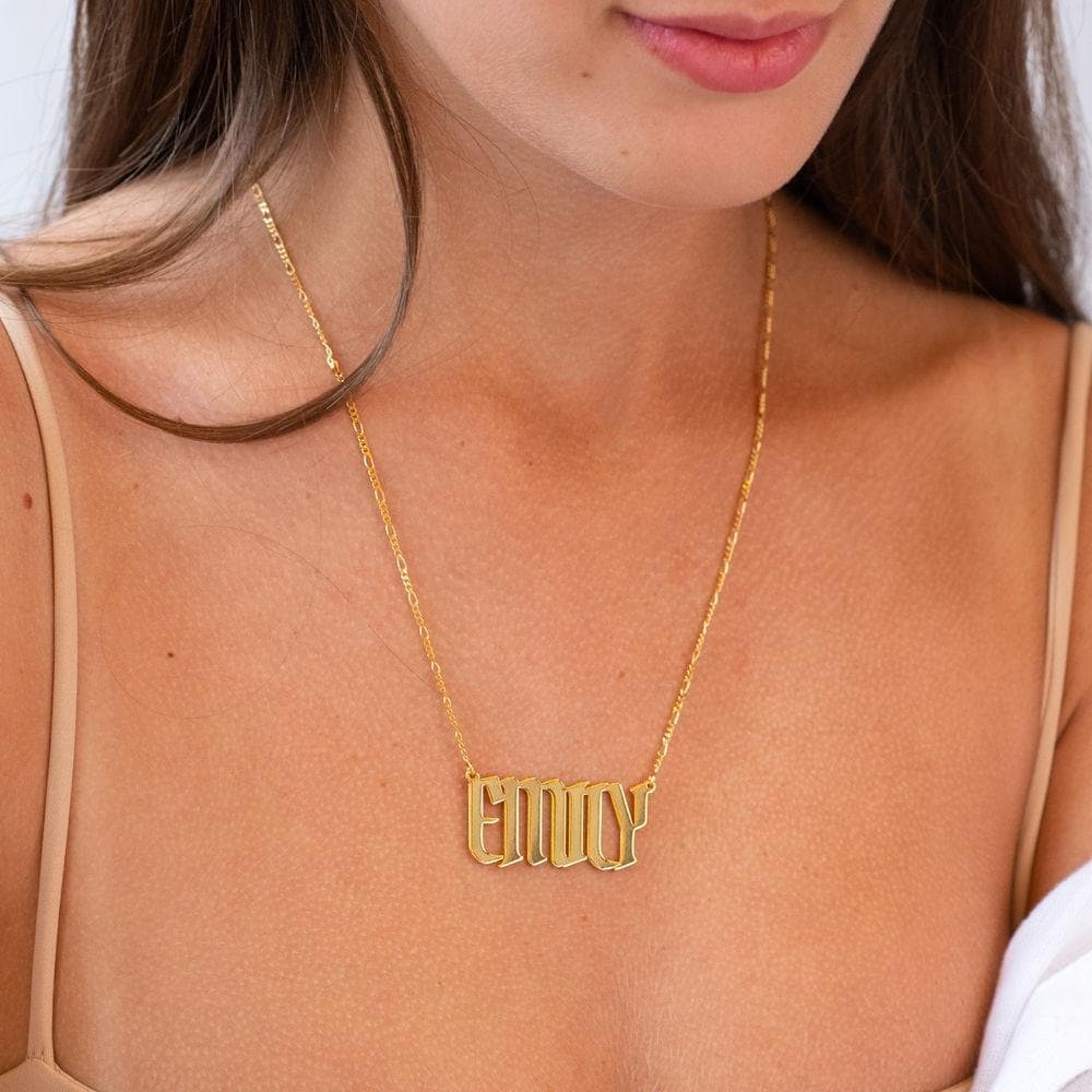 large Custom Name Necklace