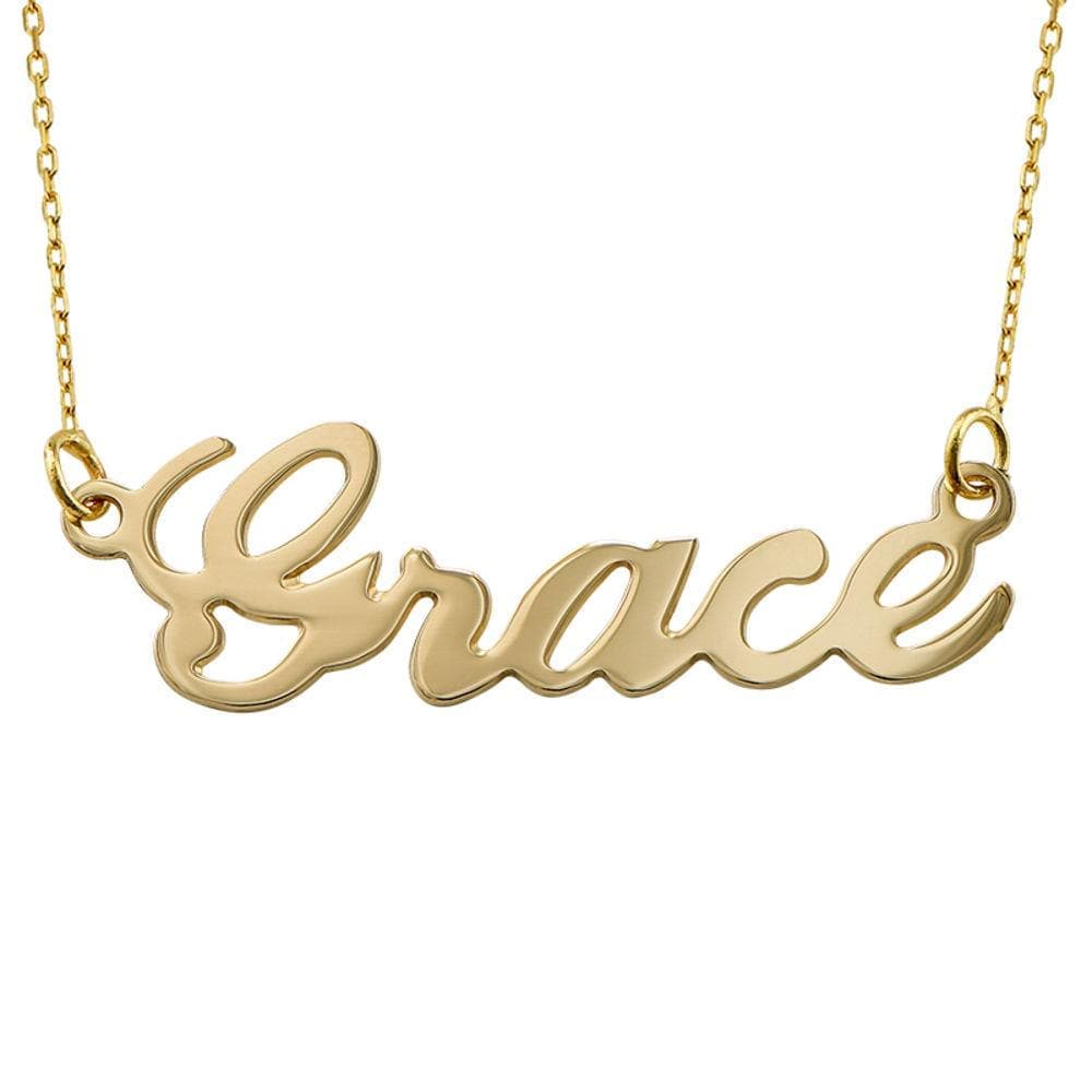 Classic name necklace