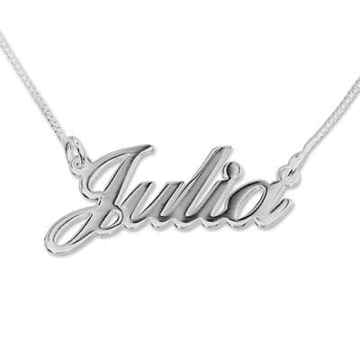 Classic name necklace