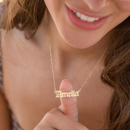 Gothic Name Necklaces