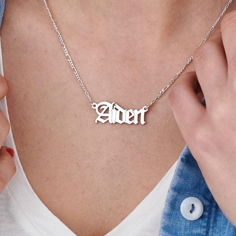 Gothic Name Necklaces