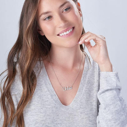 Personalized  Name Necklace in Sterling Silver